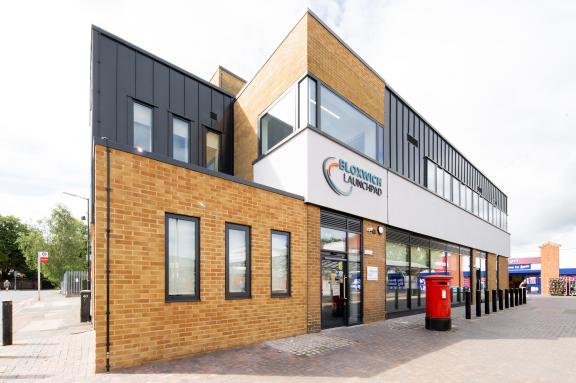 Exterior of Bloxwich Launchpad building