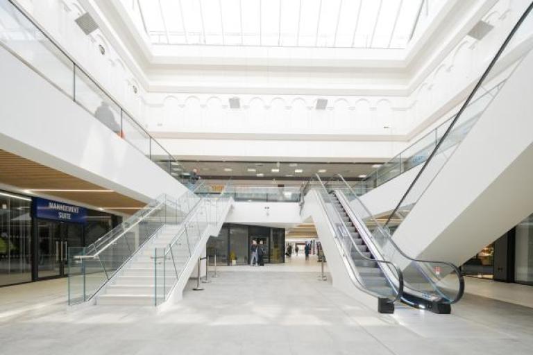 Newly refurbished downstairs area of the Saddler Centre