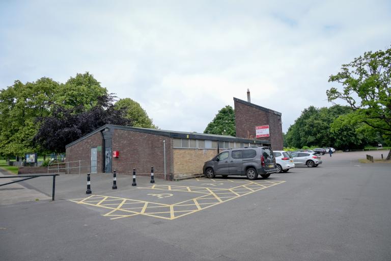 Existing brick building at KGV playing fields